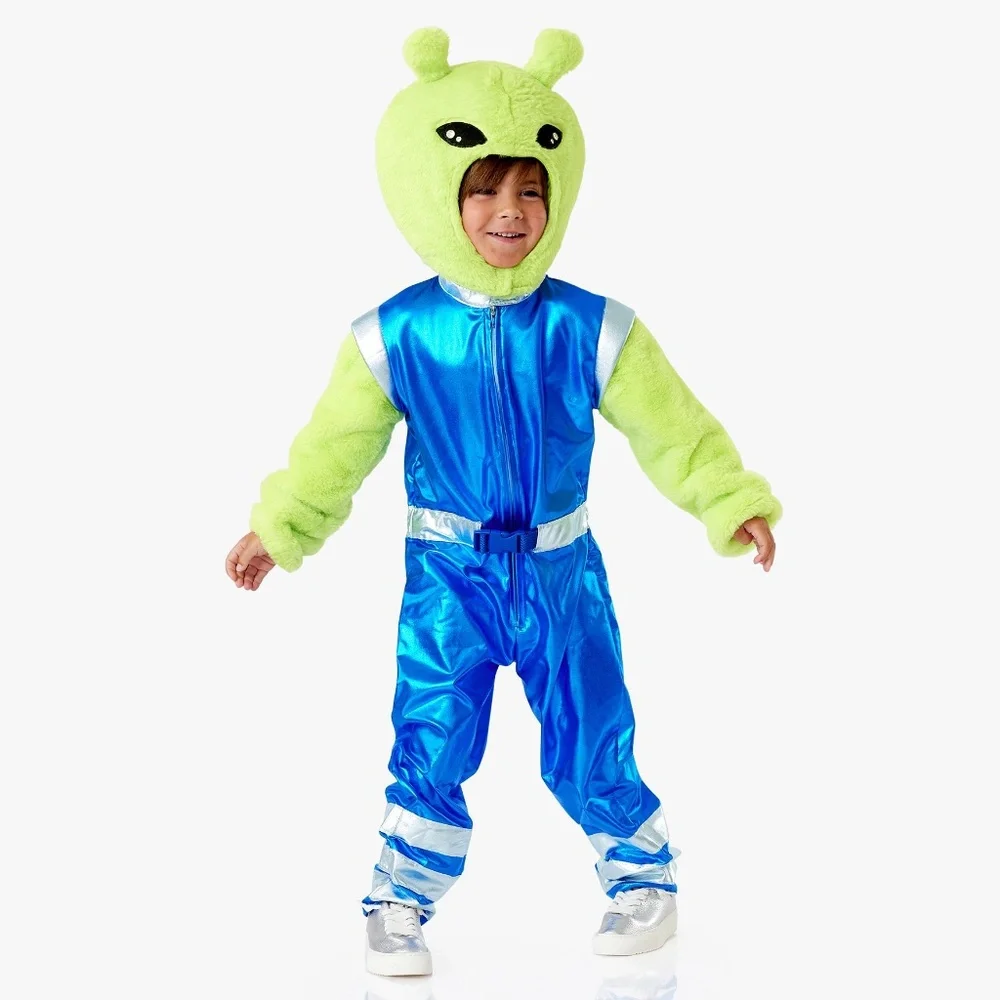 Green Alien Astronaut Light-Up Costume - PBK